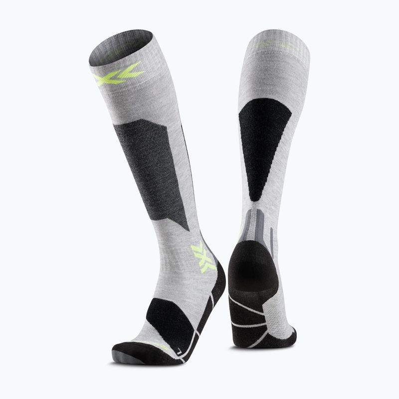 Sí zokni X-Socks Ski Discover Otc rhino grey/canary