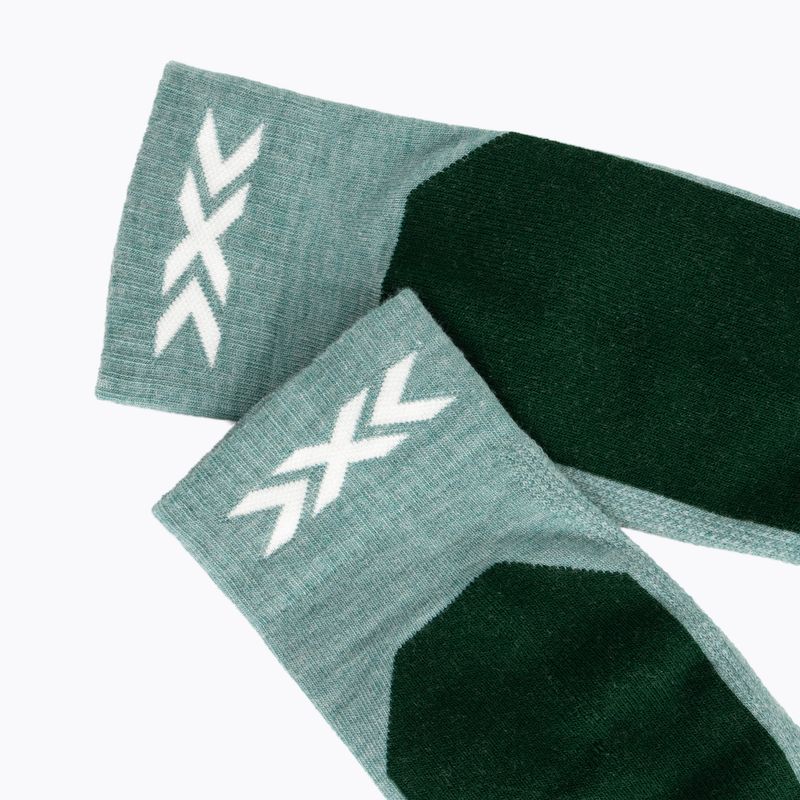 Női sízokni X-Socks Ski Discover Otc sage green/english lawn 4