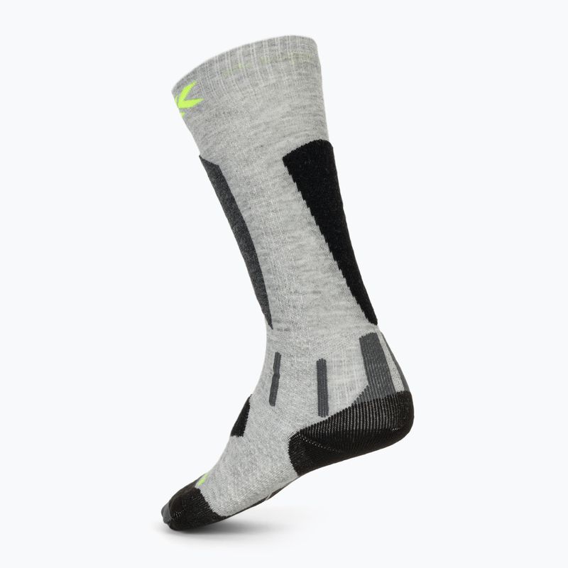 Gyerek sízokni X-Socks Ski Discover Otc rhino grey/canary 2