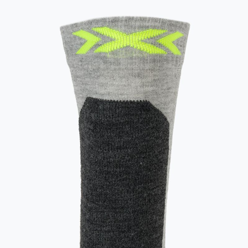 Gyerek sízokni X-Socks Ski Discover Otc rhino grey/canary 4