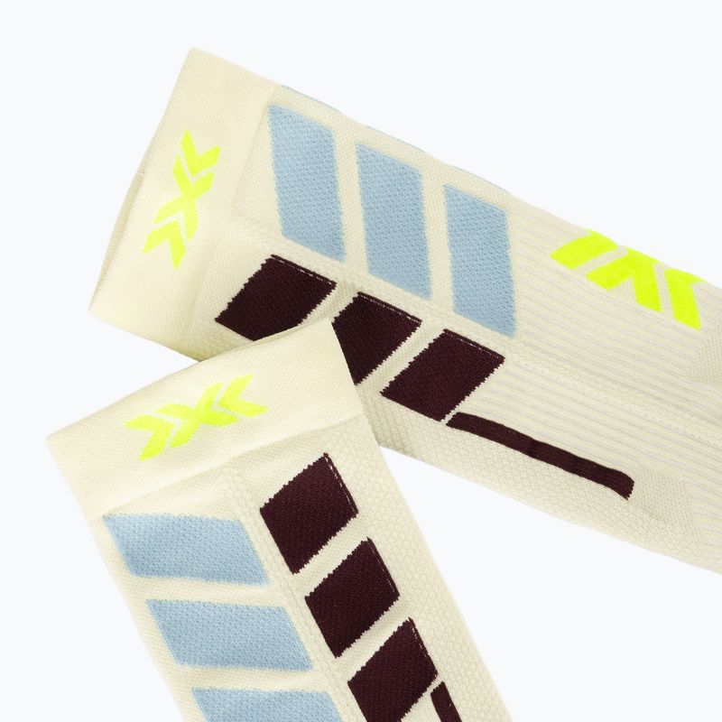 Női sízokni X-Socks X-Country Perform Crew light sand/cool water 3