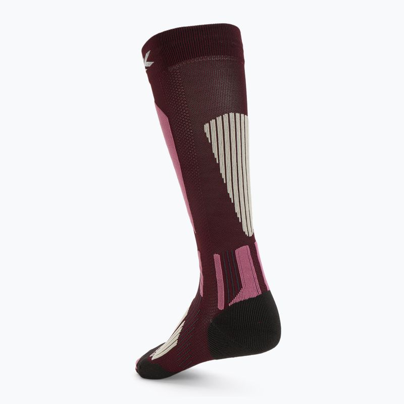 Női sízokni X-Socks Ski Touring Perform Otc deep purple/light sand 2
