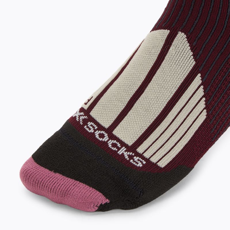 Női sízokni X-Socks Ski Touring Perform Otc deep purple/light sand 3