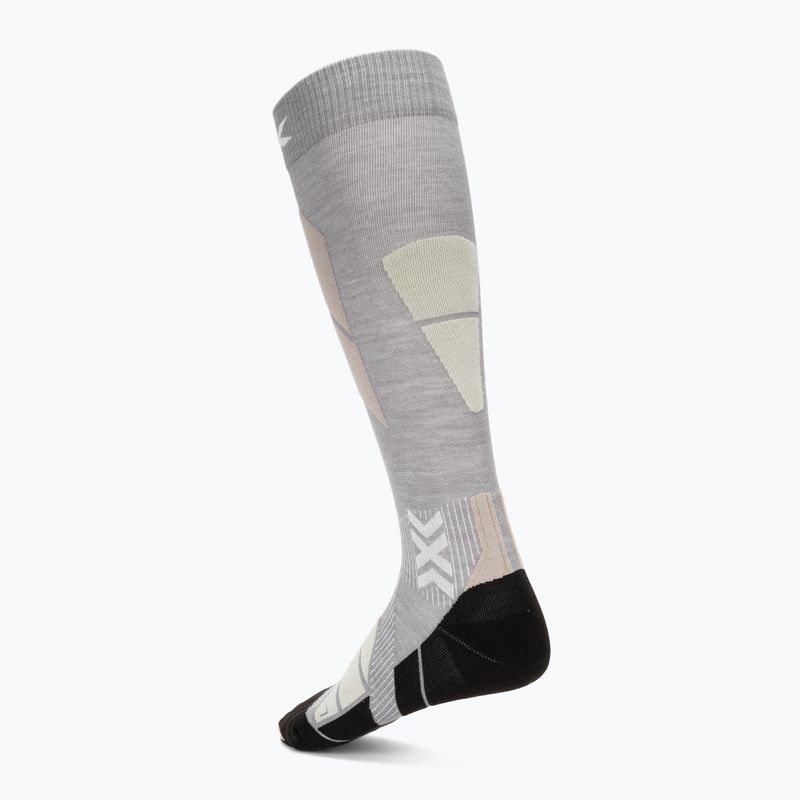 Sí zokni X-Socks Ski Perform Merino Otc seal grey/light sand 2