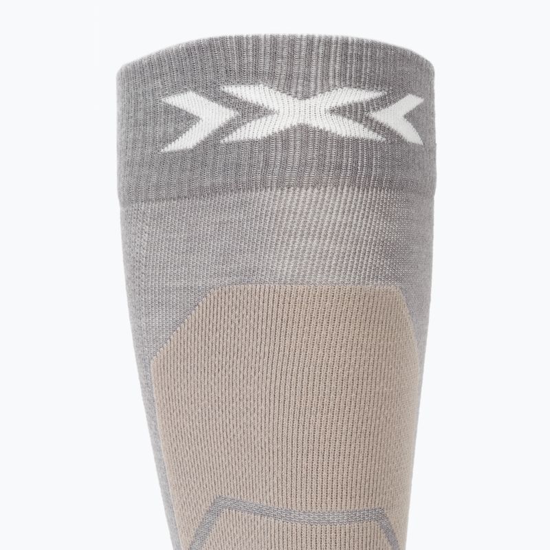 Sí zokni X-Socks Ski Perform Merino Otc seal grey/light sand 3