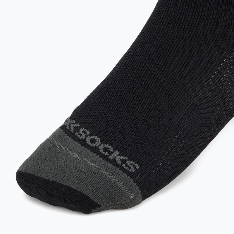 X-Socks Run Discover Crew fekete/szürke zokni 3