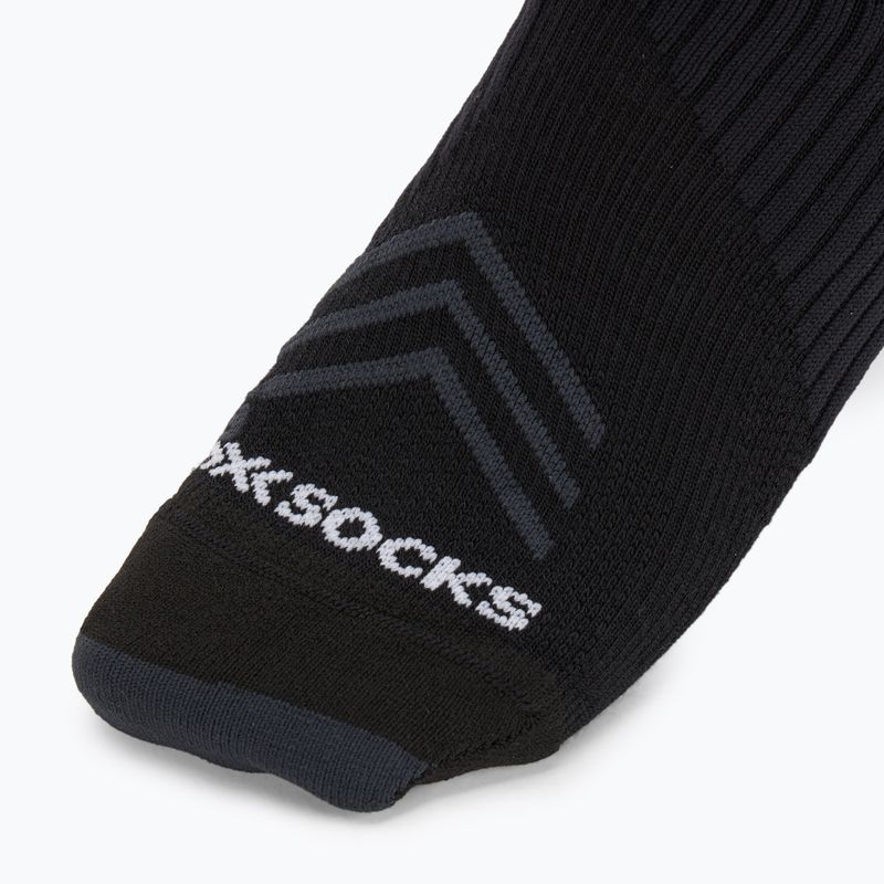 Zokni X-Socks Run Expert Silk Merino Crew x black/light gray 3