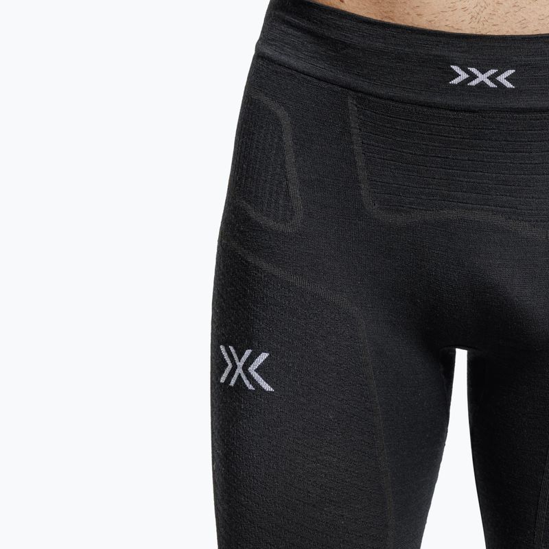 Férfi thermoaktív nadrág X-Bionic Symbio Merino 3/4 black 3