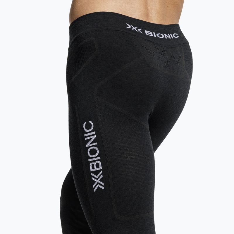 Férfi thermoaktív nadrág X-Bionic Symbio Merino 3/4 black 4