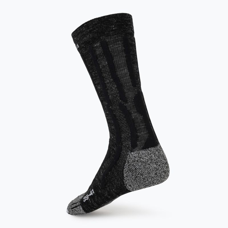 Zokni X-Socks Trek X Linen dolomite grey melange/opal black 2
