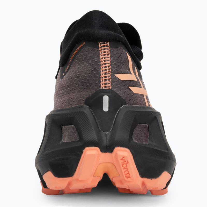 X-Bionic Terraskin X01 x fekete/sötét barack/friss barack futócipő 6