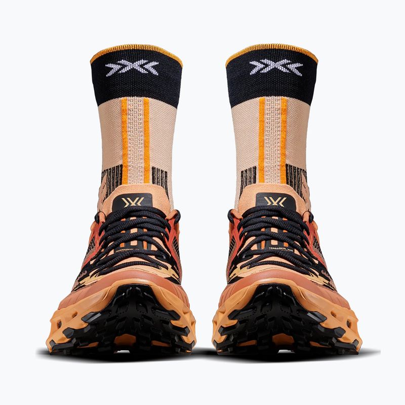 Futócipő + zokni X-Bionic Terraskin X02 dusty rose/fresh peach/x black 2
