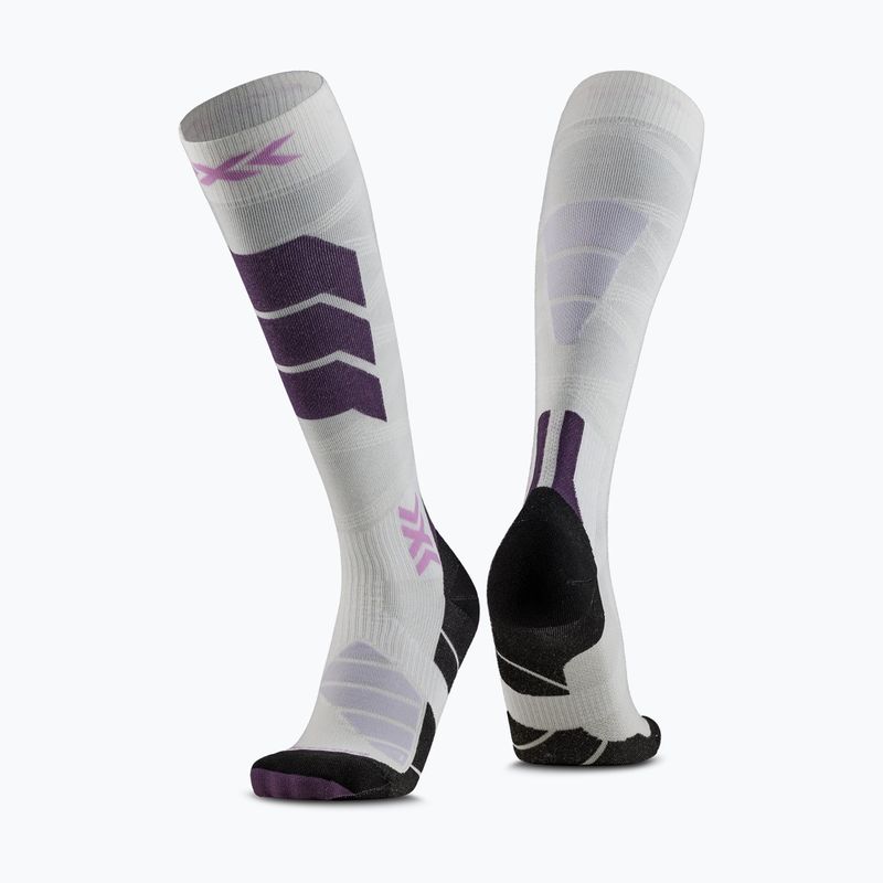 Sízokni X-Socks Ski Expert Silk Merino Otc white/lavender