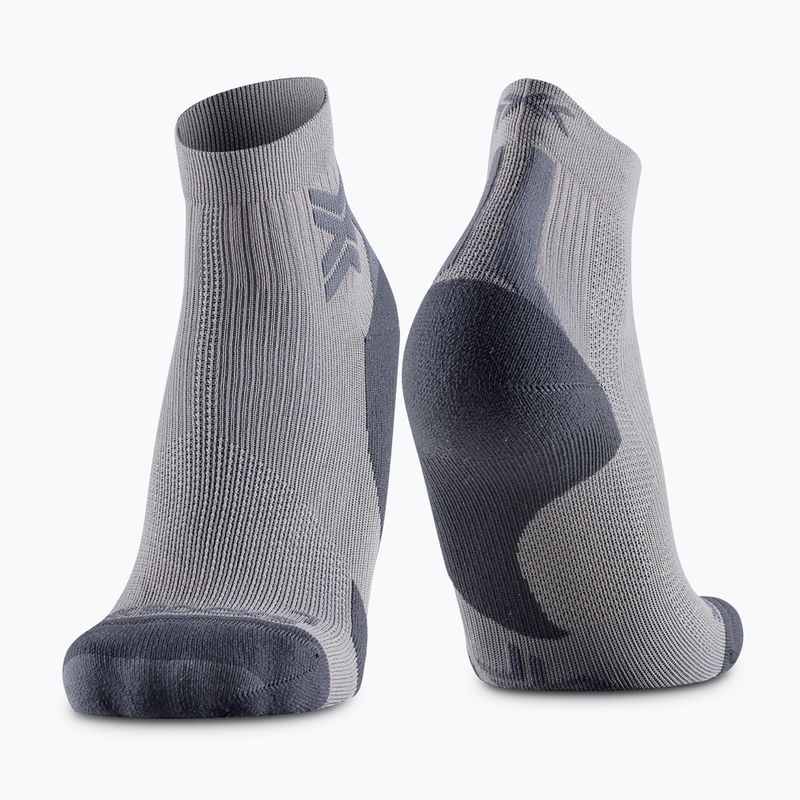 X-Socks Run Discover Ankle zokni raincloud/x fekete