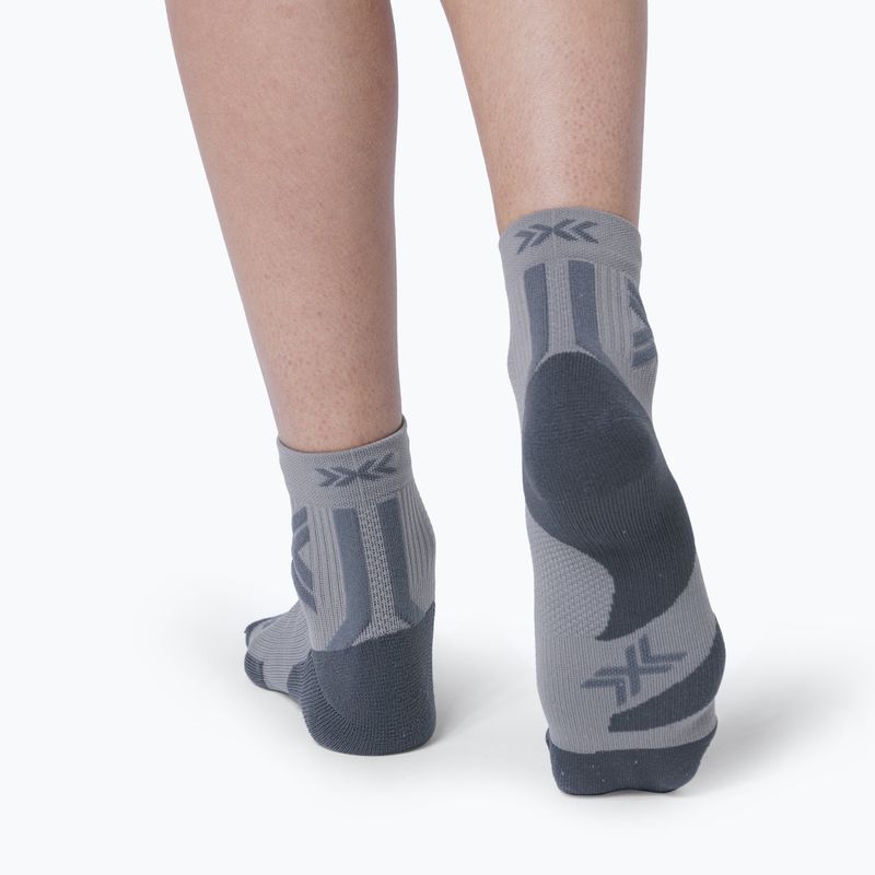 X-Socks Run Discover Ankle zokni raincloud/x fekete 3