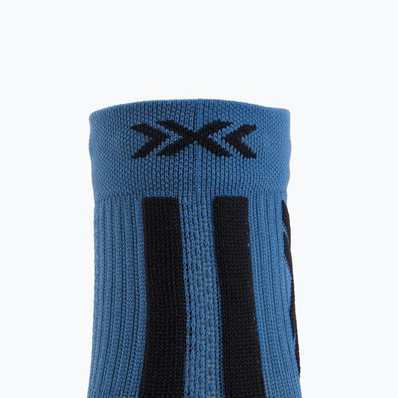 X-Socks Trailrun Discover Ankle ásványi kék/x fekete zokni 3