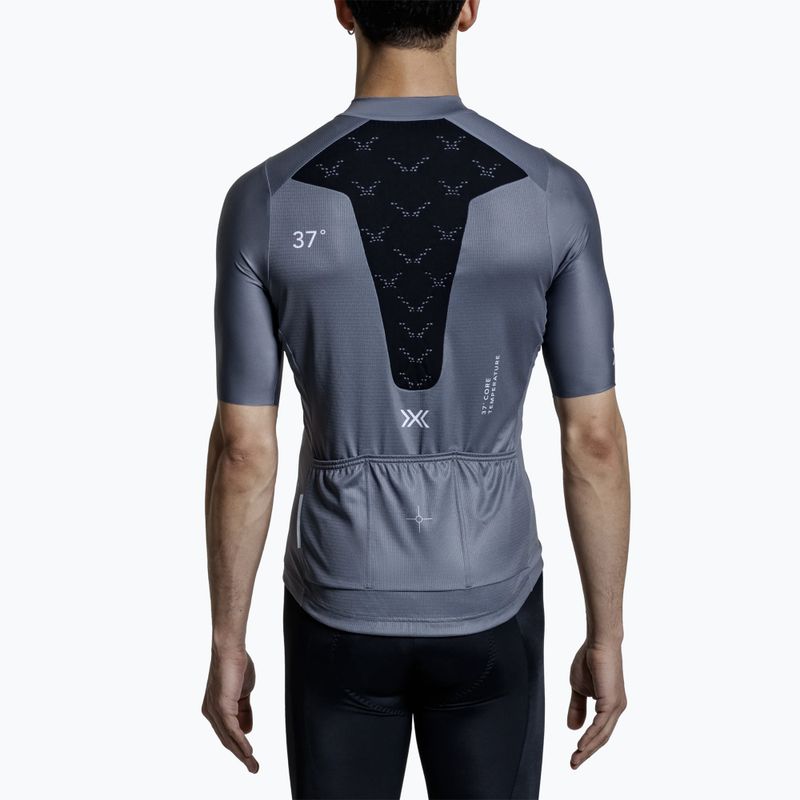 Férfi kerékpáros mez X-Bionic Corefusion Ride Jersey rhino grey 3
