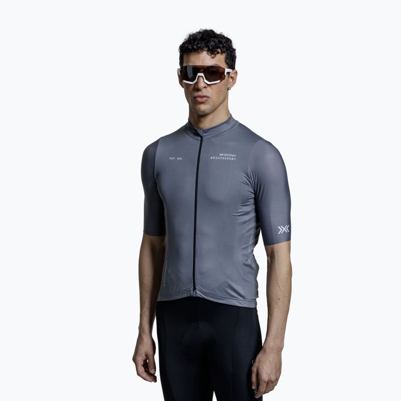 Férfi kerékpáros mez X-Bionic Corefusion Ride Jersey rhino grey 4