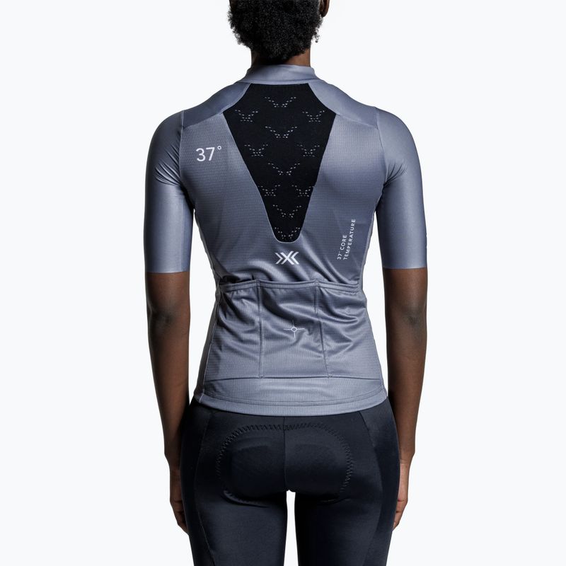 Női kerékpáros mez X-Bionic Corefusion Ride Jersey rhino grey 3