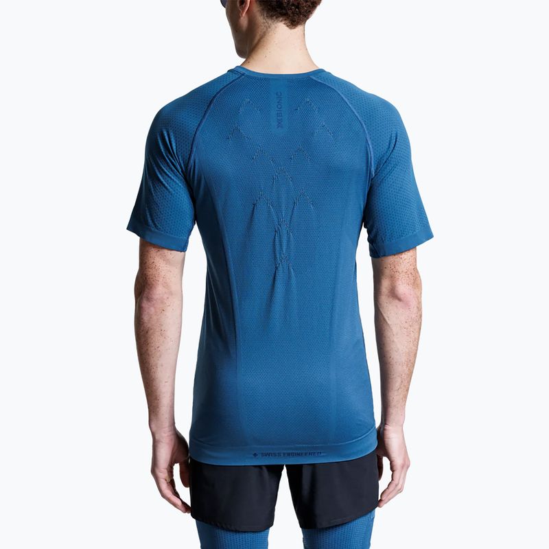 Férfi futópóló X-Bionic Xceed Run pala kék/tengerészkék 3
