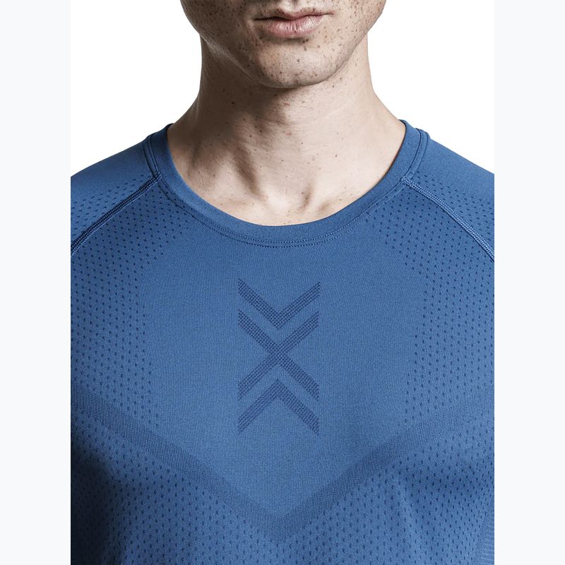 Férfi futópóló X-Bionic Xceed Run pala kék/tengerészkék 5