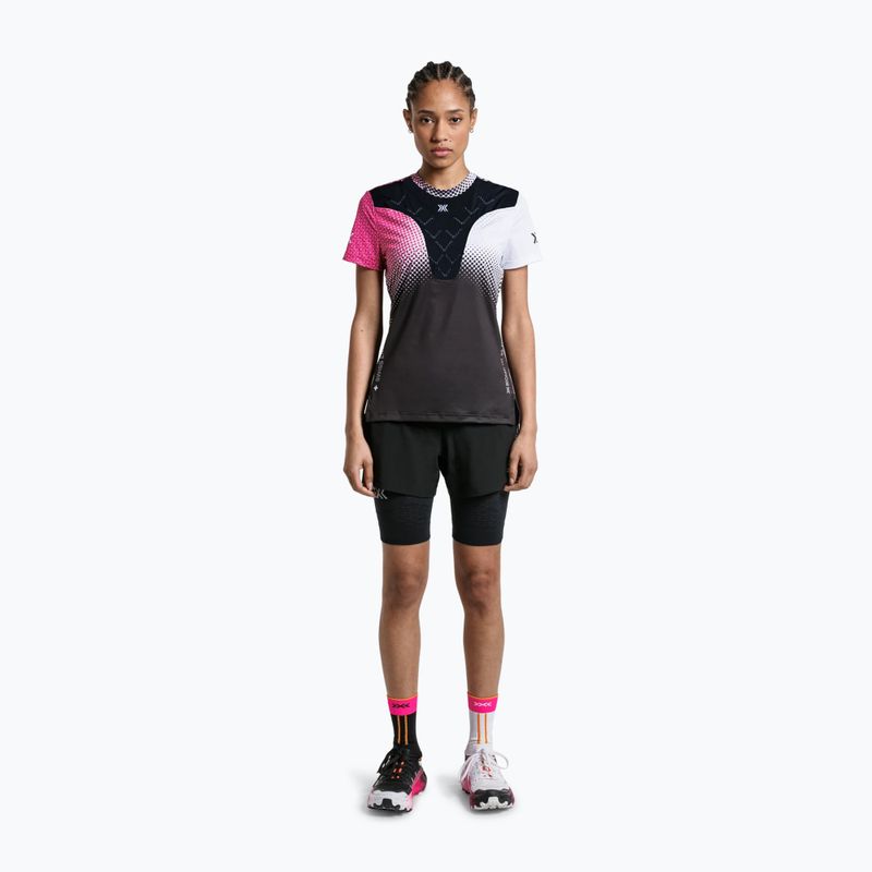 Női futópóló X-Bionic Corefusion Run dot fade/neo pink/white 2