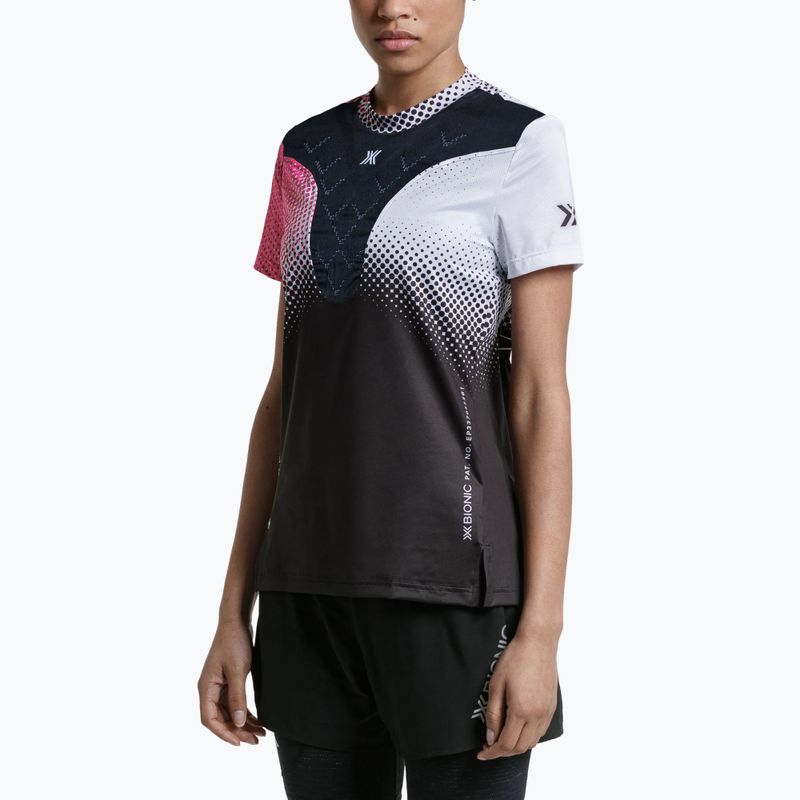 Női futópóló X-Bionic Corefusion Run dot fade/neo pink/white 3