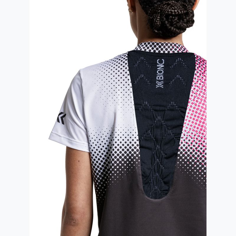 Női futópóló X-Bionic Corefusion Run dot fade/neo pink/white 5