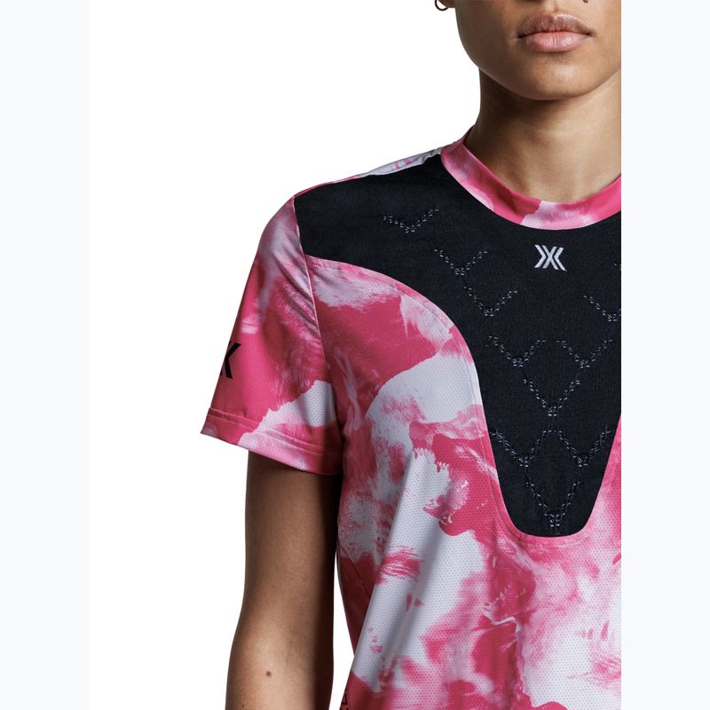 Női futópóló X-Bionic Corefusion Run wolfpack/white/neo pink 5