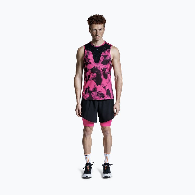 Futótrikó X-Bionic Corefusion Run Tank wolfpack/black/neo pink 6