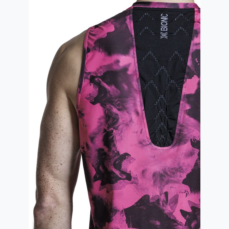 Futótrikó X-Bionic Corefusion Run Tank wolfpack/black/neo pink 9