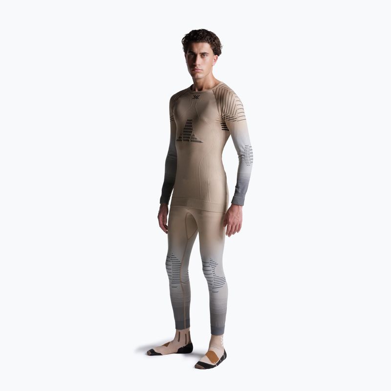 Férfi thermoaktív hosszú ujjú póló X-Bionic Invent Fx Shirt sand/light grey/grey 2