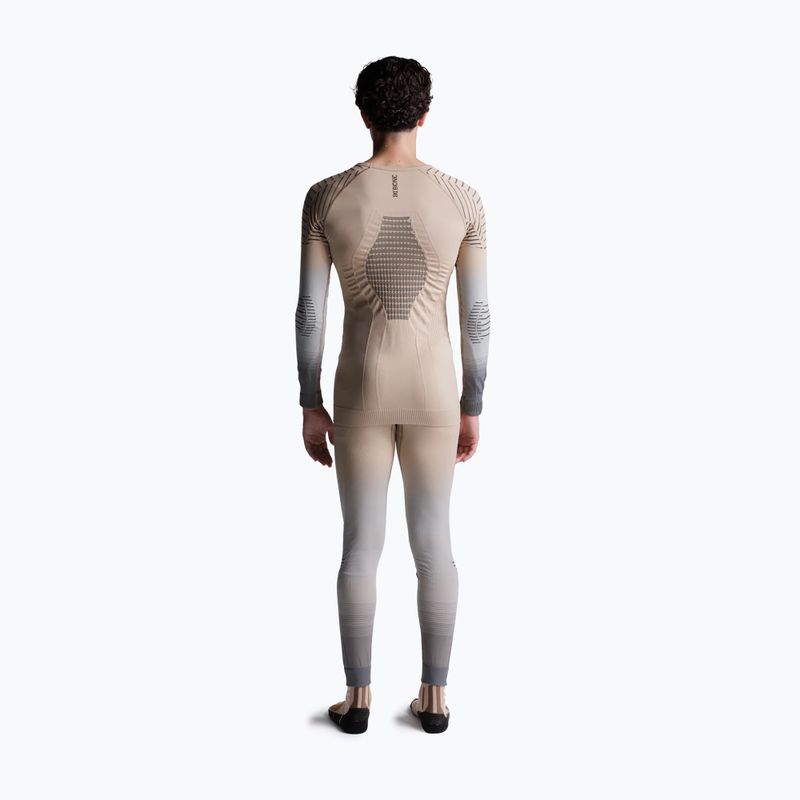 Férfi termoaktív felső X-Bionic Invent Fx Shirt sand/light grey/grey 4