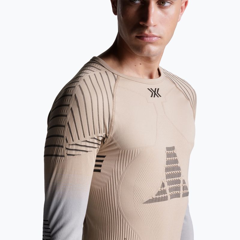 Férfi thermoaktív hosszú ujjú póló X-Bionic Invent Fx Shirt sand/light grey/grey 5
