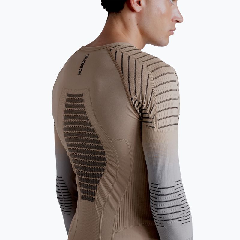 Férfi thermoaktív hosszú ujjú póló X-Bionic Invent Fx Shirt sand/light grey/grey 7