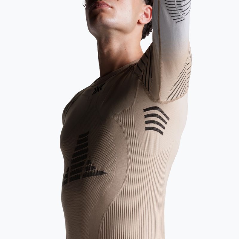 Férfi termoaktív felső X-Bionic Invent Fx Shirt sand/light grey/grey 8