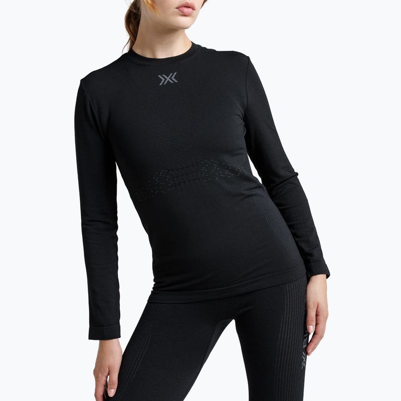 Férfi termoaktív hosszú ujjú póló X-Bionic Mightywool x black 6