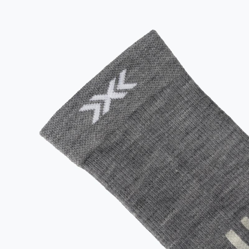 Zokni X-Socks Hike Discover Merino Crew seal grey/light sand 3