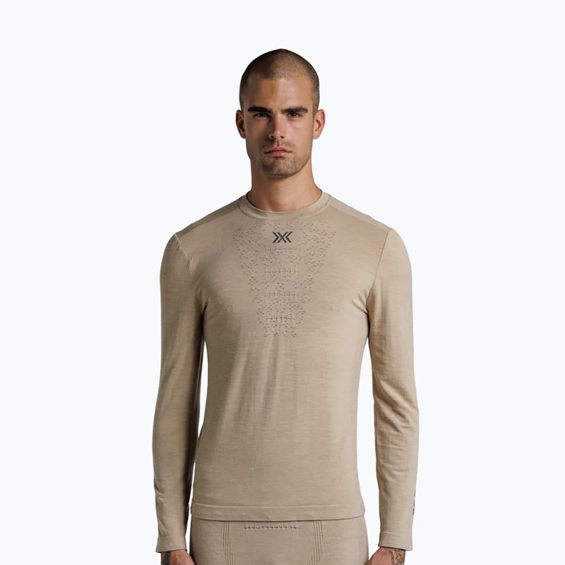 Férfi termoaktív pulóver X-Bionic Mightywool sand