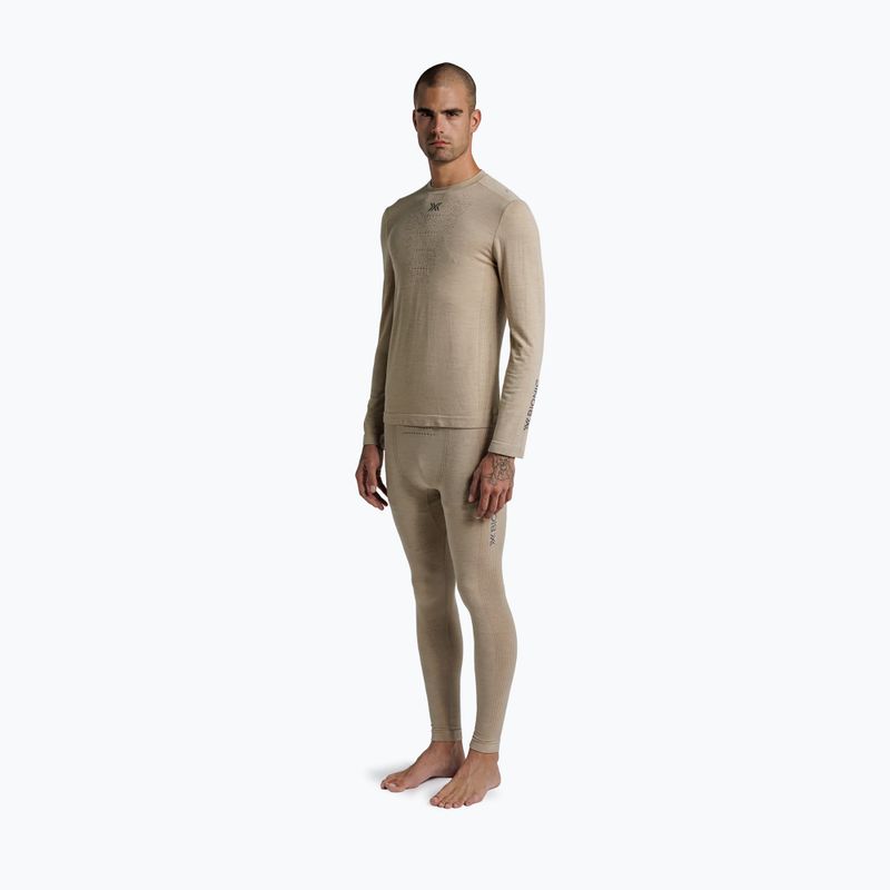 Férfi termoaktív pulóver X-Bionic Mightywool sand 2