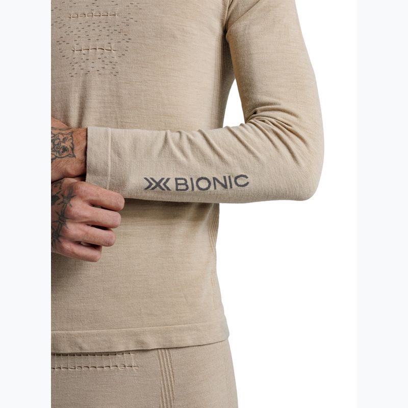Férfi termoaktív pulóver X-Bionic Mightywool sand 9