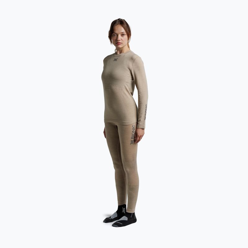 Női termoaktív pulóver X-Bionic Mightywool sand 2