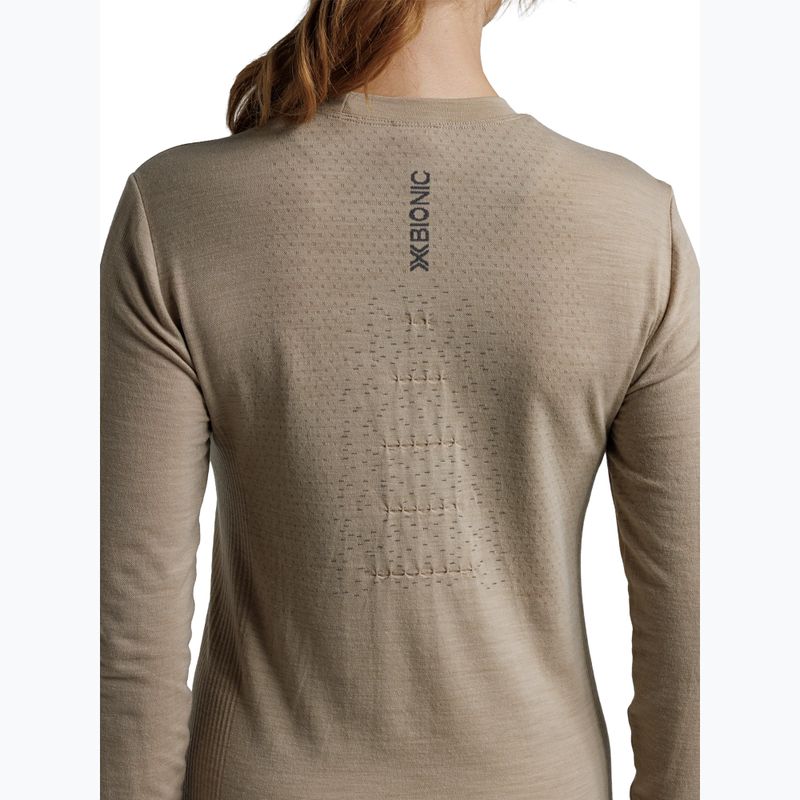 Női termoaktív pulóver X-Bionic Mightywool sand 8