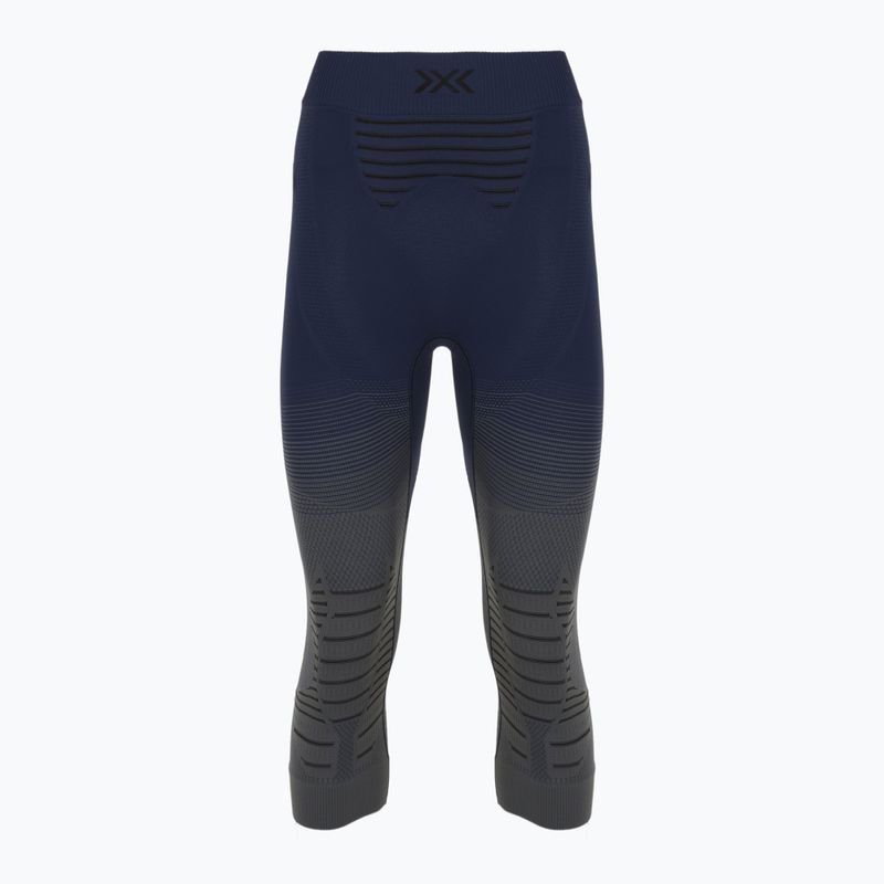 Női termoaktív nadrág X-Bionic Invent Graphics 3/4 marine/grey/light grey 3