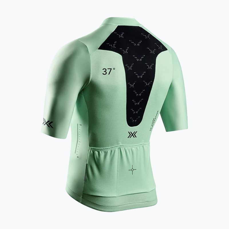 Férfi kerékpáros mez X-Bionic Corefusion Ride Jersey digital lime 2