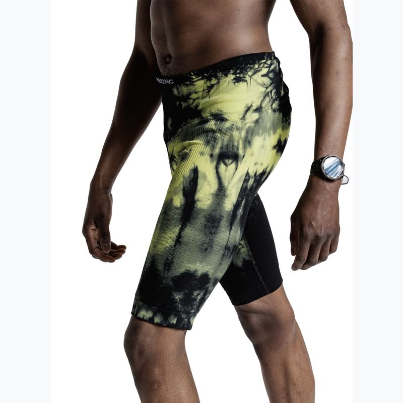 Férfi futóshort X-Bionic Efektor Tights tie dye electric energy 5