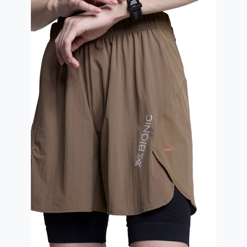 Futóshort X-Bionic Corefusion Run Perform dark sand 9