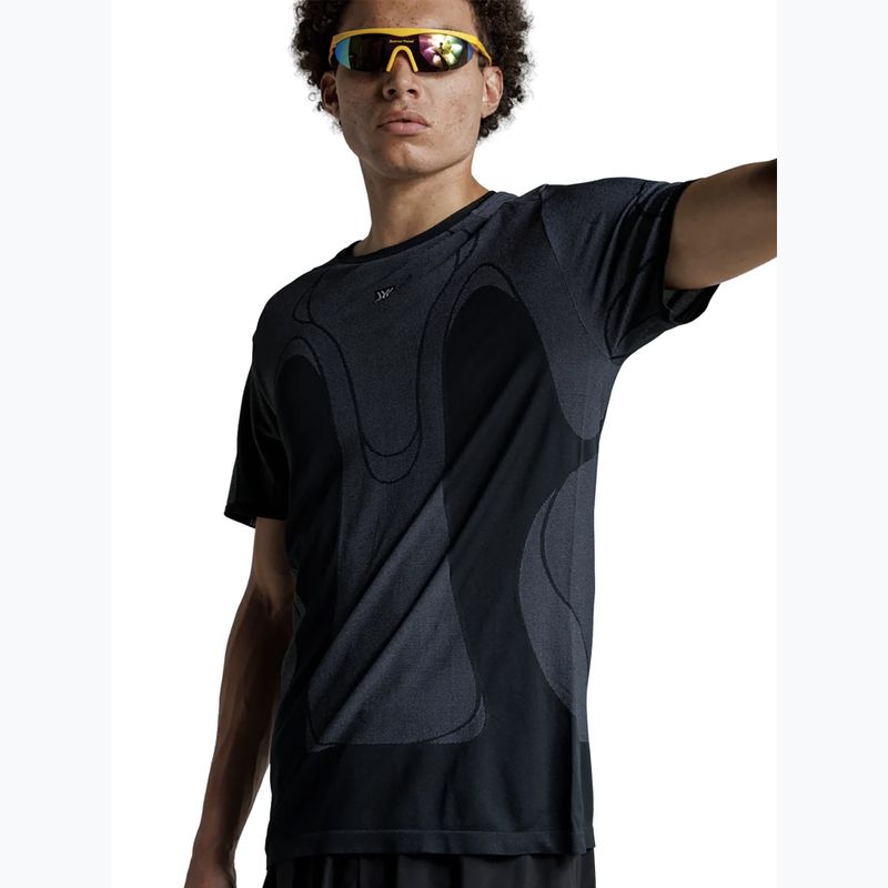 Férfi futópóló X-Bionic Xceed Run Perform x black/x white 4