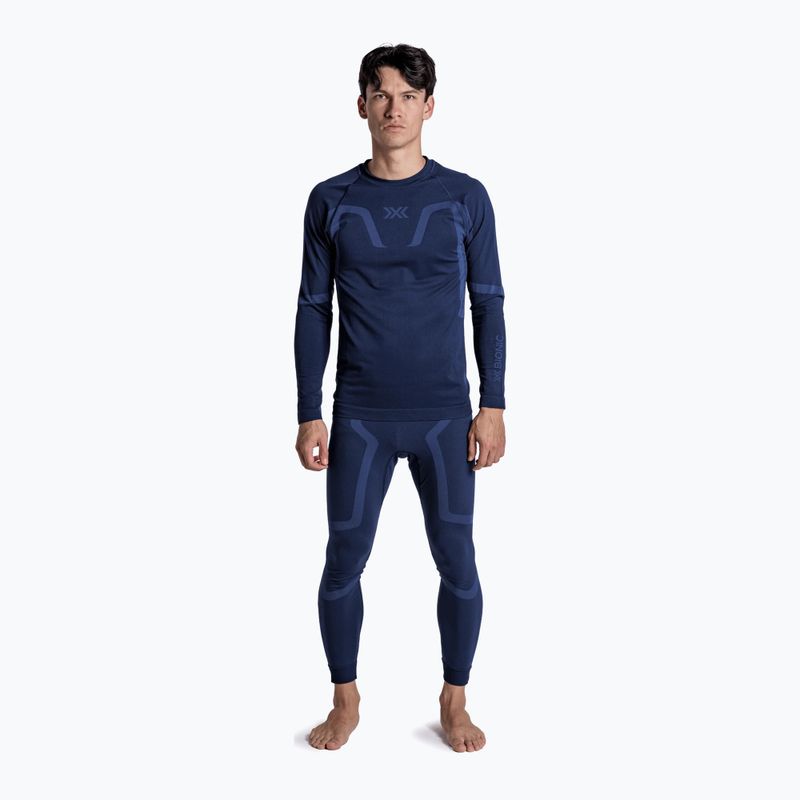 Férfi Termoaktiv pulóver X-Bionic X-Ential Baselayer LS marine 2