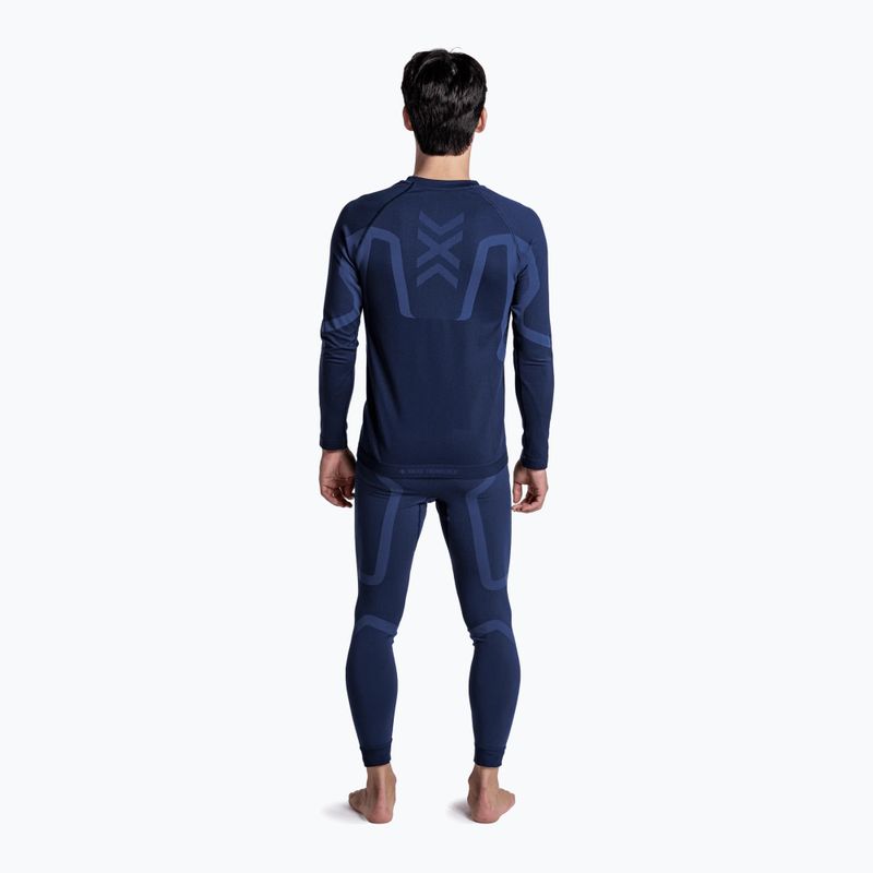 Férfi Termoaktiv pulóver X-Bionic X-Ential Baselayer LS marine 4